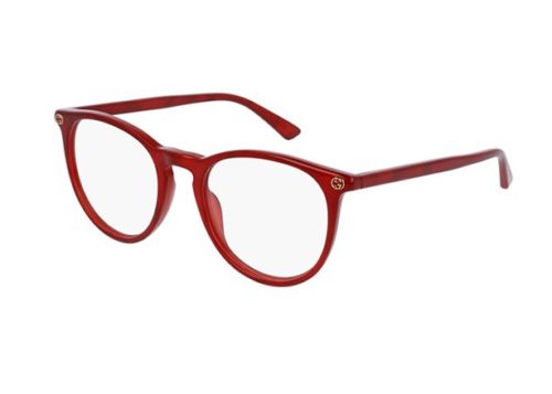 Gucci GG0027O 004 red red transparent 50