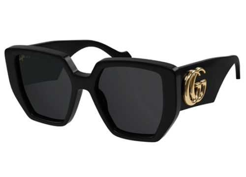 Gucci GG0956S 003 black black grey 54 Akiniai nuo saulės Moterims
